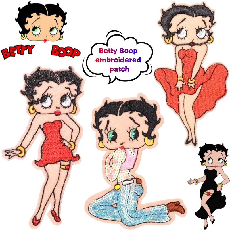 Women'S Fashion Trends - Betty Boop Patch High Color Value