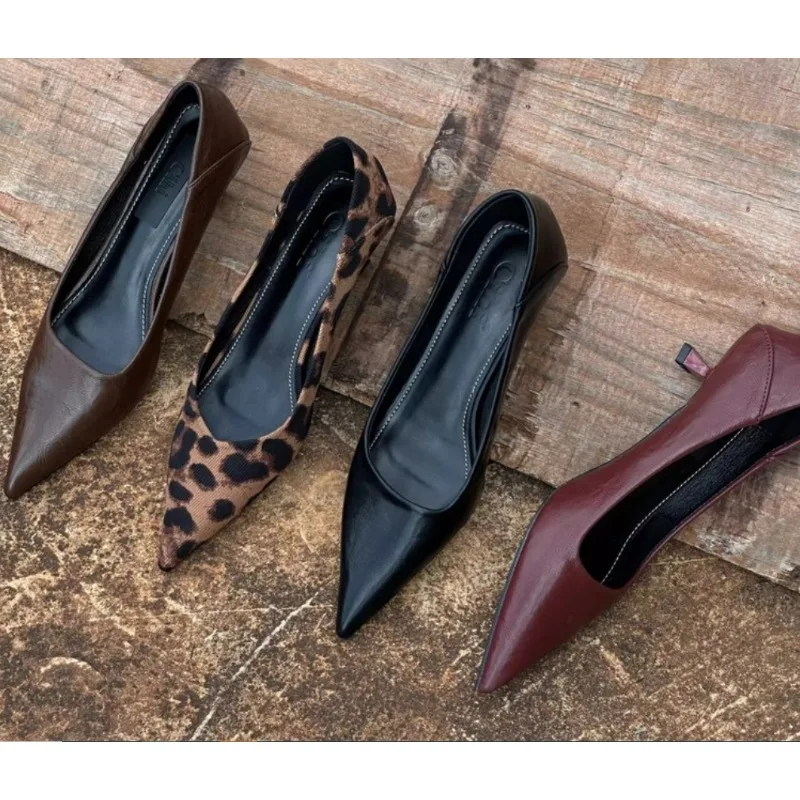 Women'S Fashion Trends - 2024 Women Sexy High Heels Burgundy