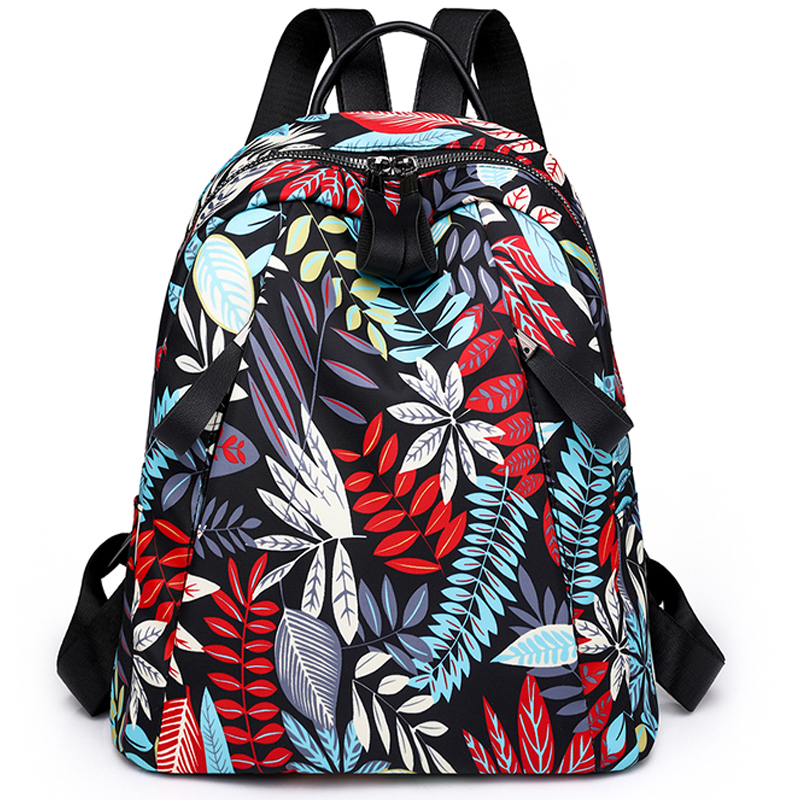 Women Fashion Online - High Quality Splashproof Nylon Backpacks Large
