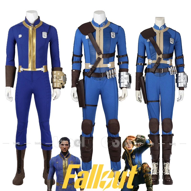 Belted Shirt Dress - Game Fall Cos Out Lucy Cosplay
