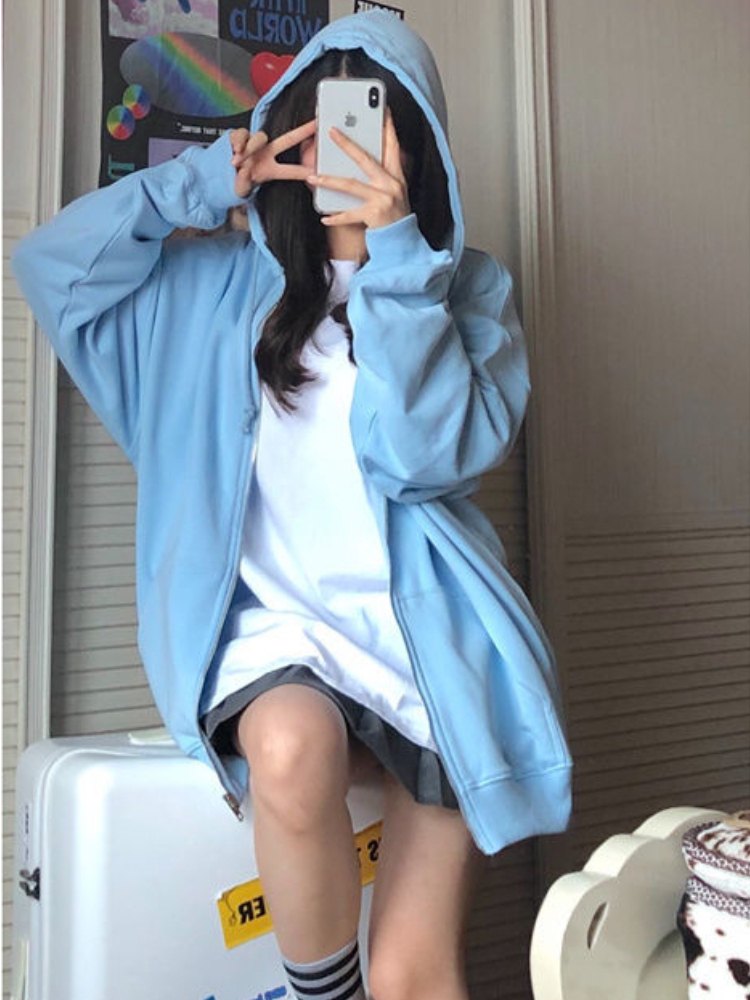 Oversized Hooded Sweatshirts K - Women'S Fashion Zip Hoodie review and price
