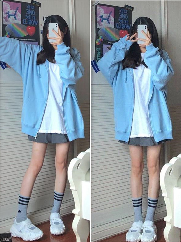 Oversized Hooded Sweatshirts K - Women'S Fashion Zip Hoodie review and price