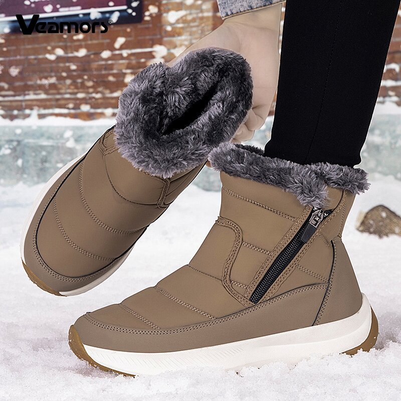 Fashion Women Snow Boots High- - Women'S Fashion Hiking Boots review and price