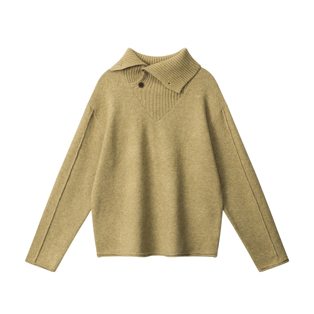 Asymmtrical Collar Knitted Des - Women'S Fashion Designer Clothes review and price