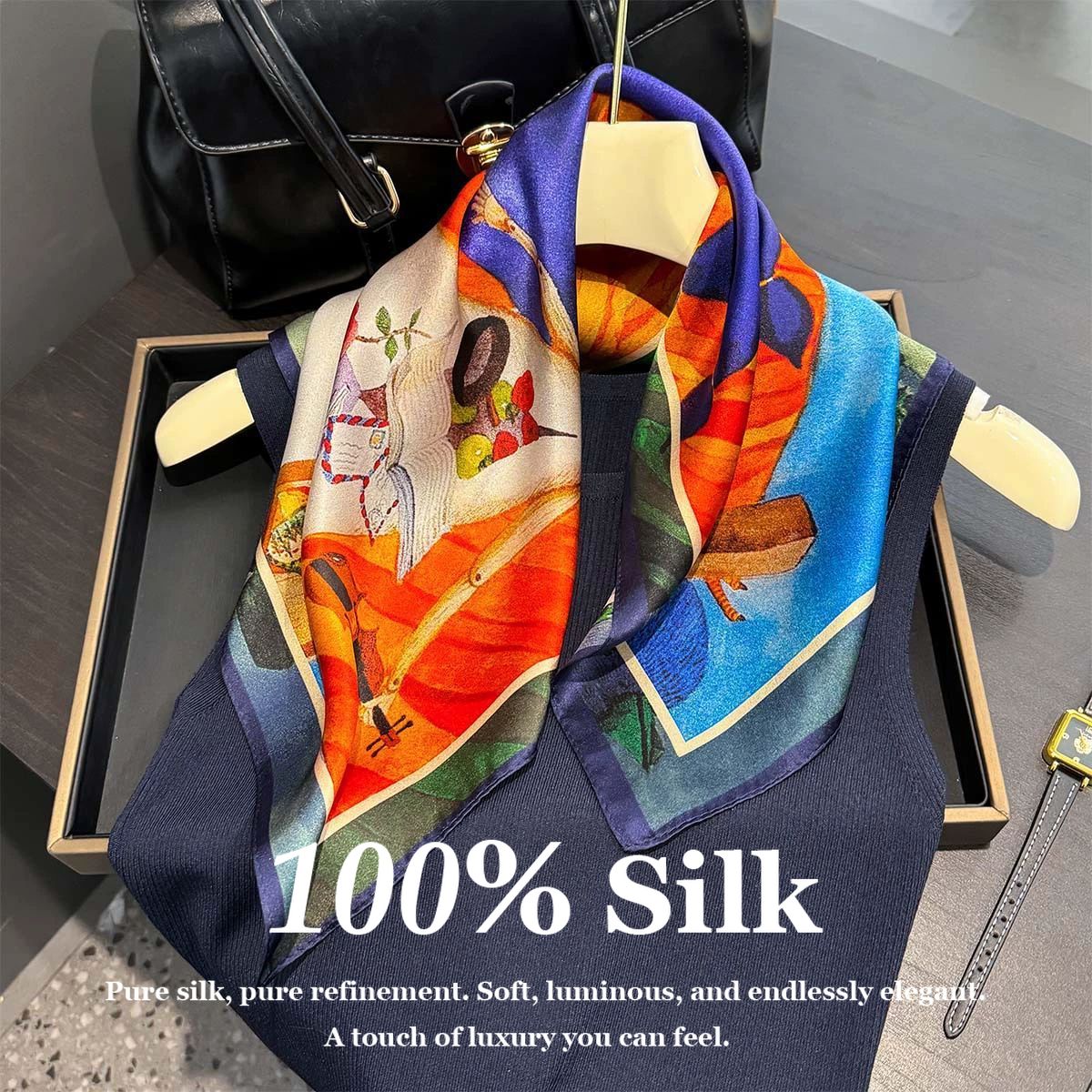 100% Pure Silk Scarf Summer Wo - Women'S Fashion Poncho review and price