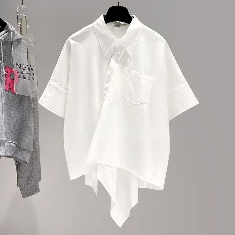 Oversized Shirts Women Patchwo - Women'S Fashion Designer Clothes review and price