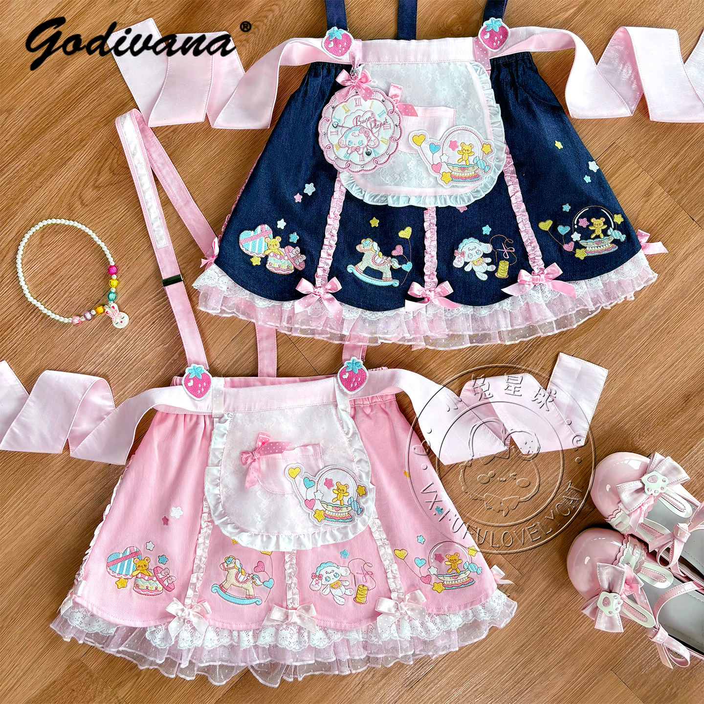 Lolita Daughters Clothes Cute  - Belted Shirt Dress review and price