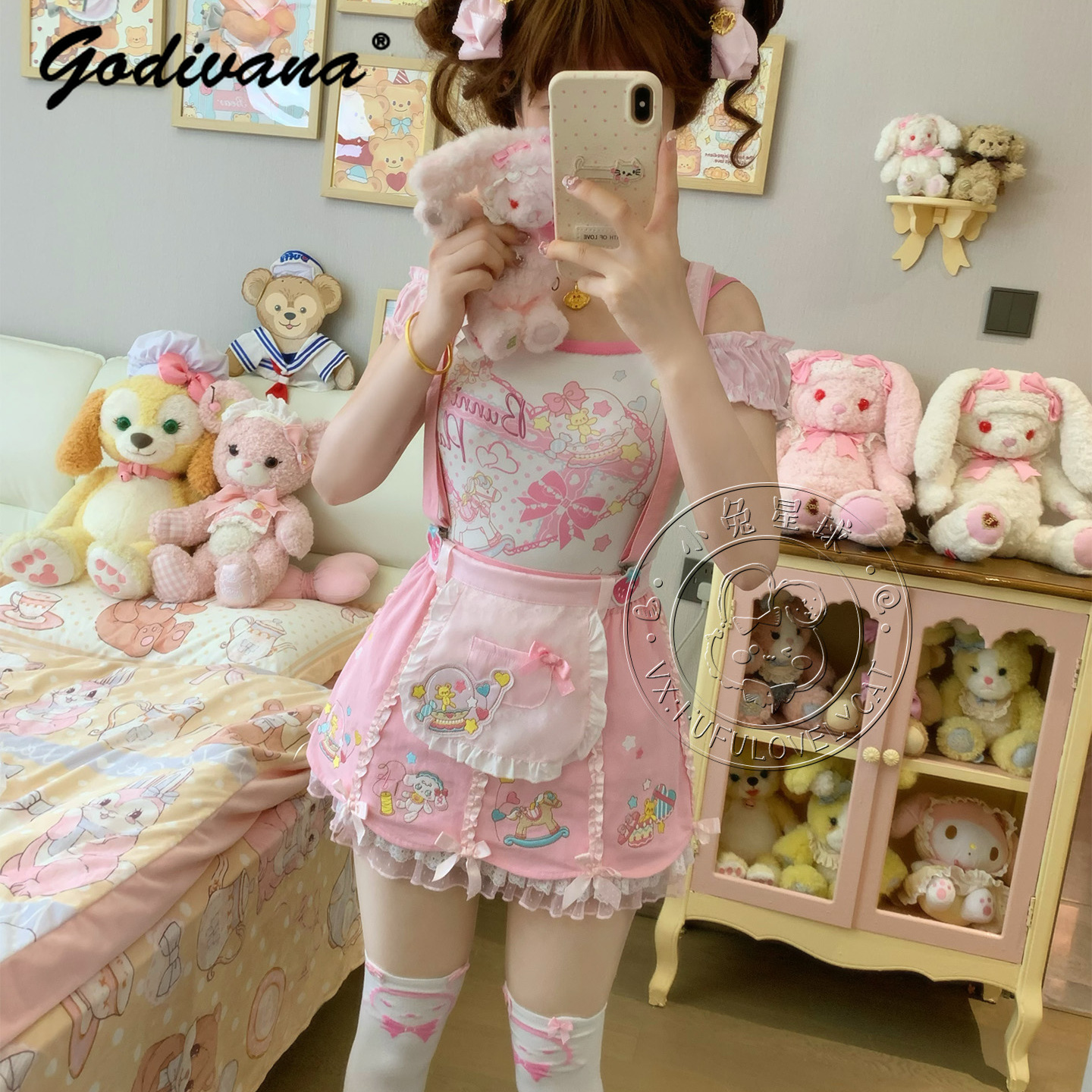 Lolita Daughters Clothes Cute  - Belted Shirt Dress review and price