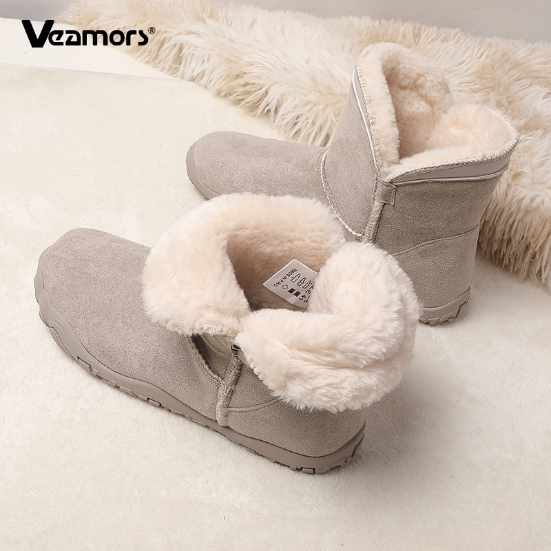 Plush Warm Women Snow Boots No - Women'S Fashion Hiking Boots review and price