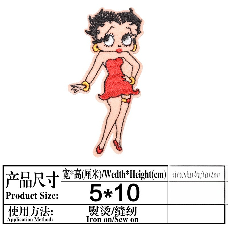 Betty Boop Patch High Color Va - Women'S Fashion Trends review and price