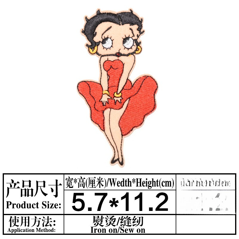 Betty Boop Patch High Color Va - Women'S Fashion Trends review and price