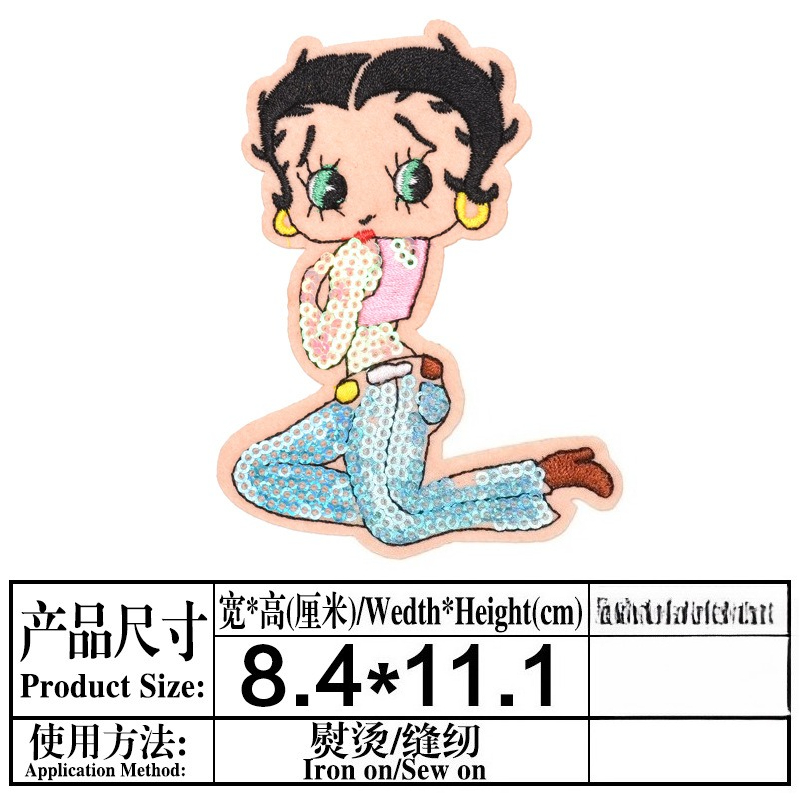 Betty Boop Patch High Color Va - Women'S Fashion Trends review and price