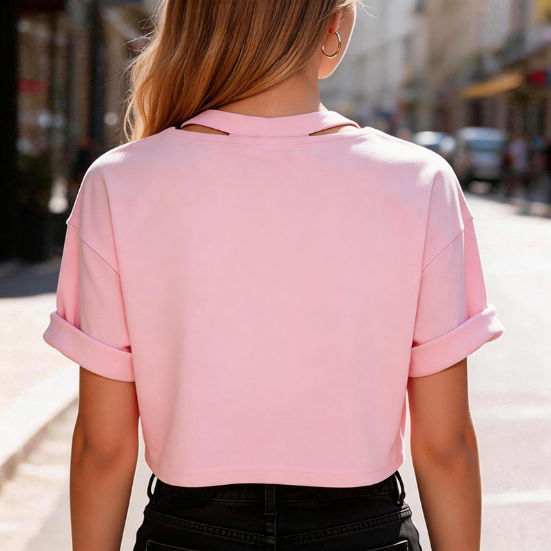 Strawberry Print Cropped T Shi - Women'S Fashion From The 90S review and price