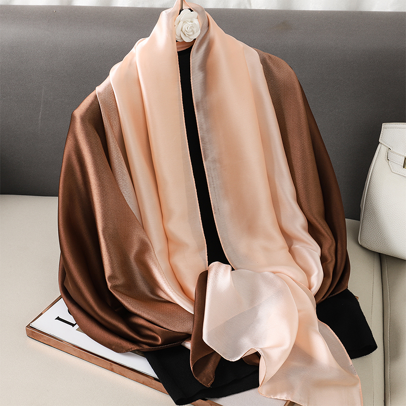Luxury Gradient Silk Scarf Wom - Women'S Fashion Poncho review and price