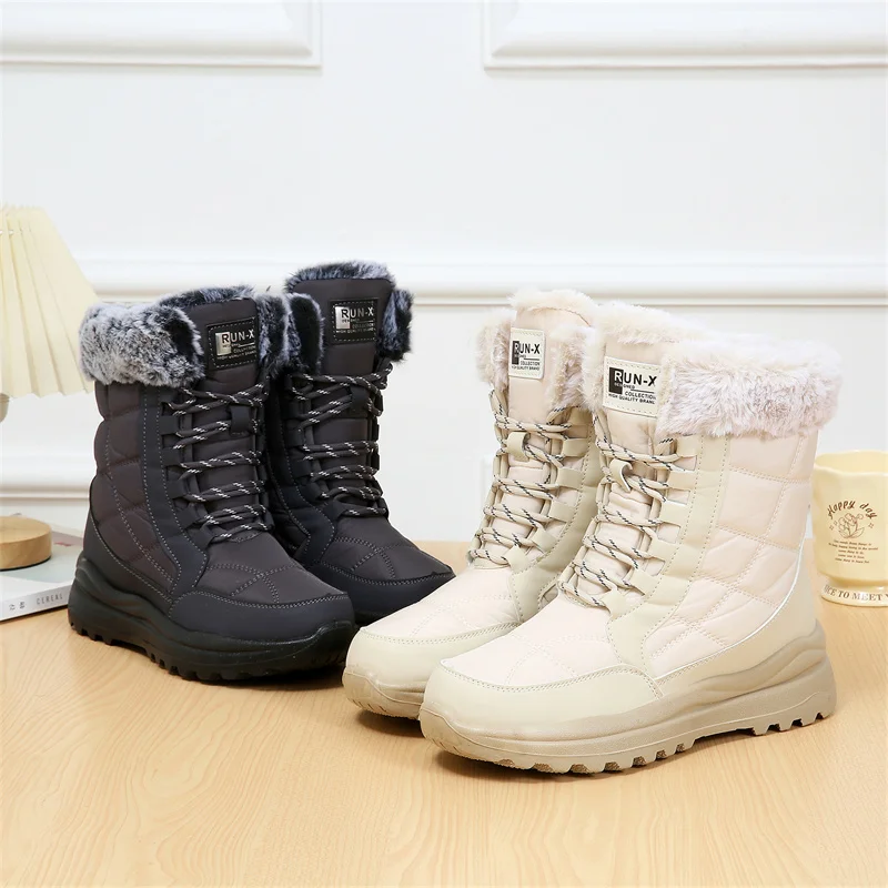 Winter Plush Warm Women Snow B - Women'S Fashion Hiking Boots review and price