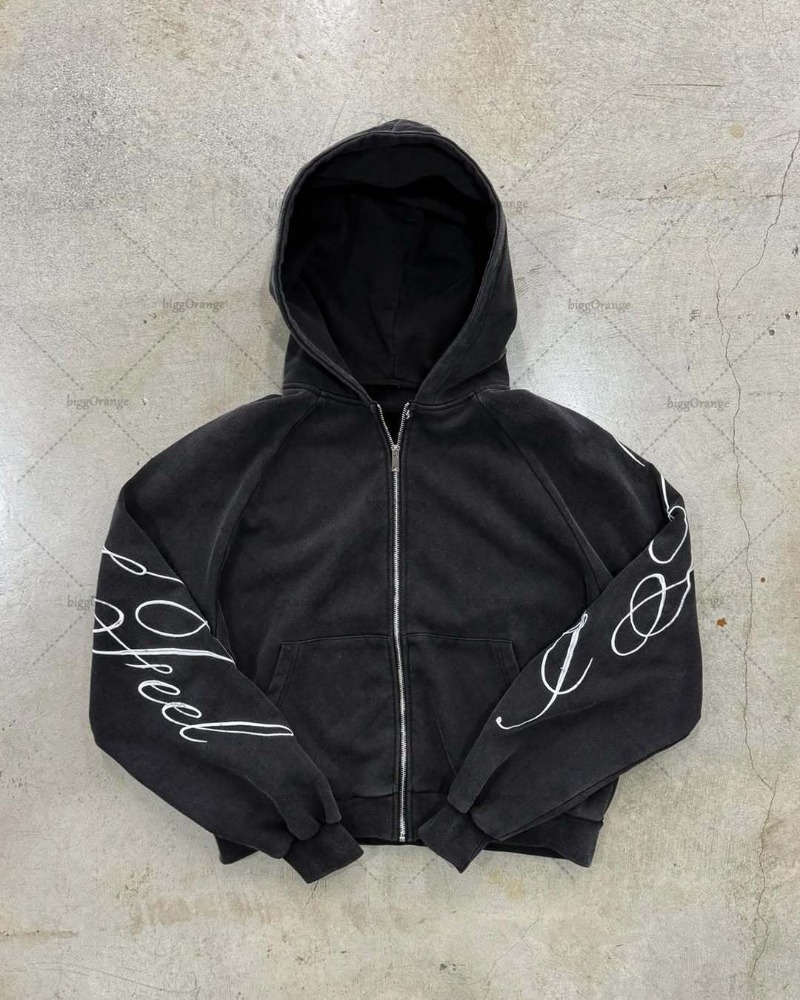 Y2K harajuku Gothic Letter Pri - Women'S Fashion Zip Hoodie review and price