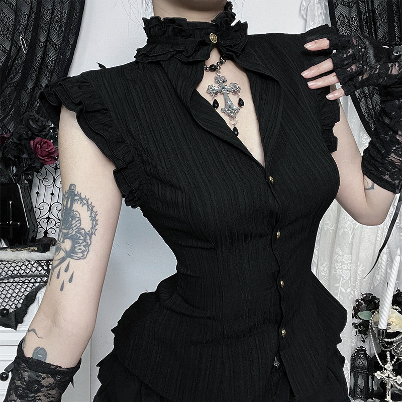 Goth Dark 90s Grunge Single Br - Women'S Fashion From The 90S review and price