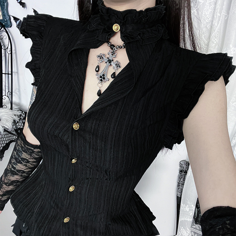 Goth Dark 90s Grunge Single Br - Women'S Fashion From The 90S review and price