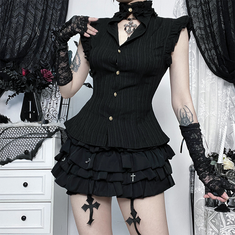 Goth Dark 90s Grunge Single Br - Women'S Fashion From The 90S review and price