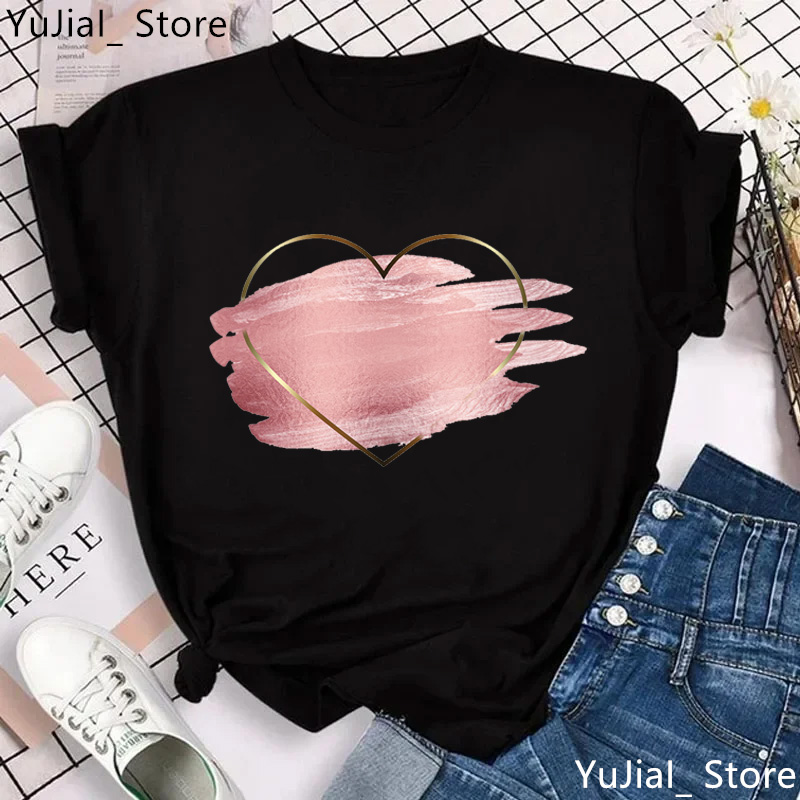 Rainbow Heart Print Lgbt T Shi - Women'S Fashion From The 90S review and price