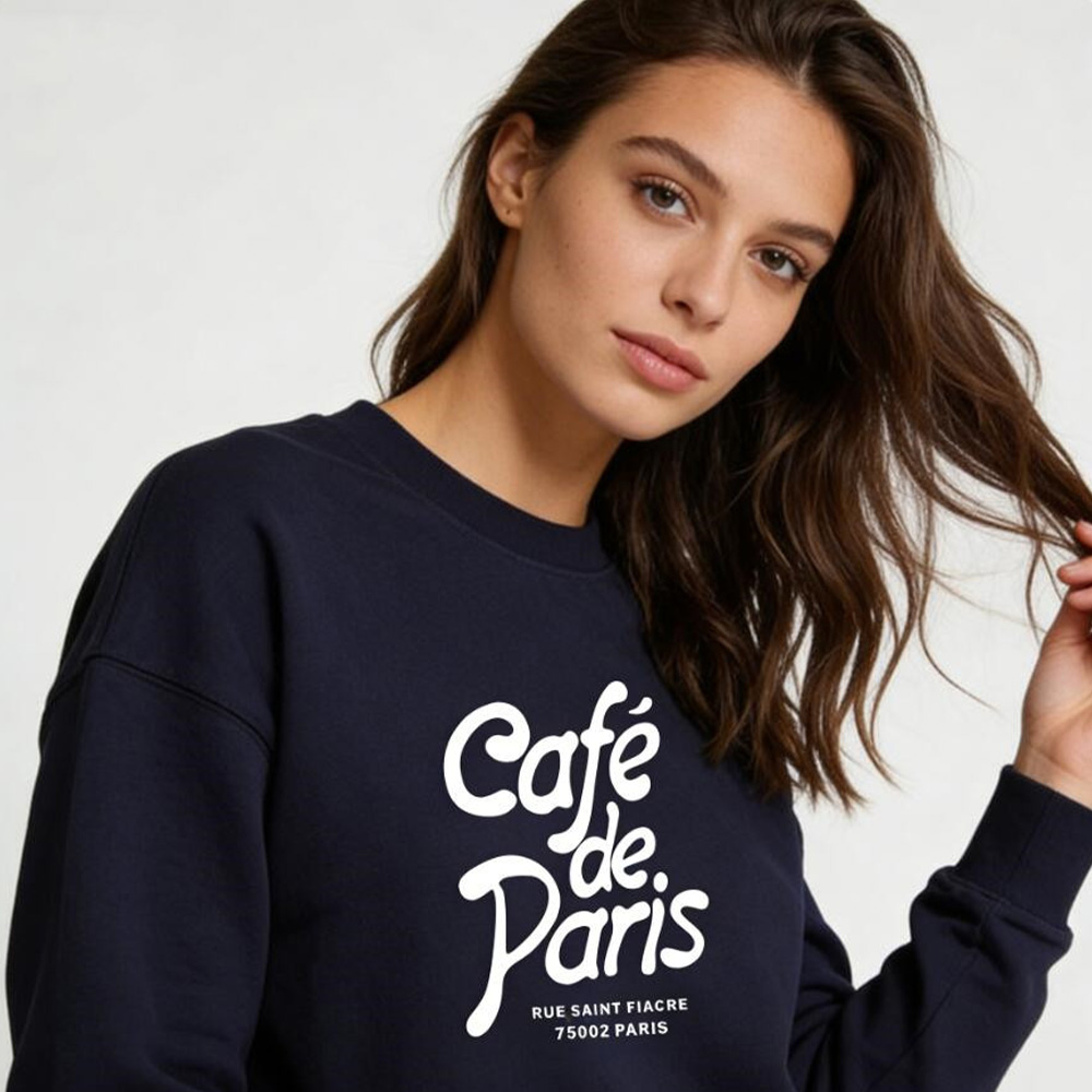 Cafe de Paris Letters Printing - Women'S Fashion Paris review and price
