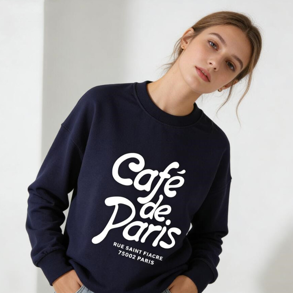 Cafe de Paris Letters Printing - Women'S Fashion Paris review and price