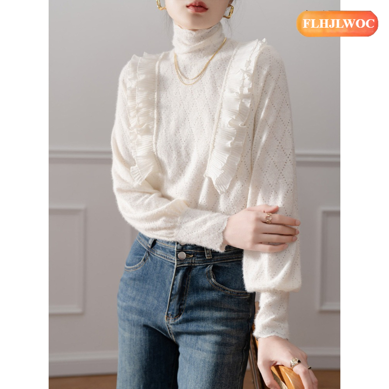 French Design Turtleneck Tops  - Women'S Fashion Designer Clothes review and price