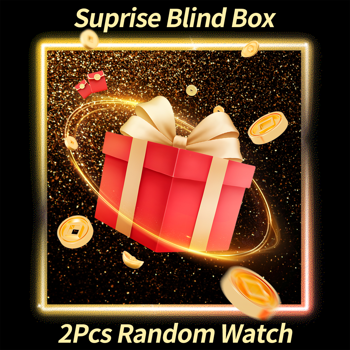 2PCS Surprise Mystery Box-Wome - Fashion Women Watch review and price