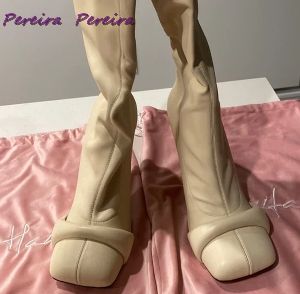 Solid Strange Style Knee-High  - Women'S Fashion Winter 2025 review and price