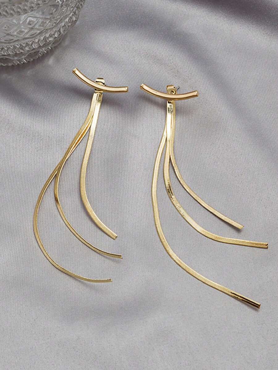 Gold-Tone Curved Bar Top Tripl - Women'S Fashion Layering review and price