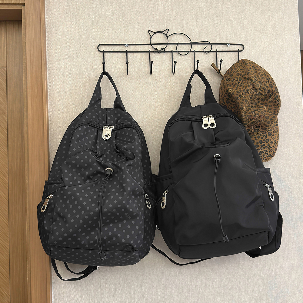 Polka Dot Nylon Drawstring Bac - Women Fashion Online review and price