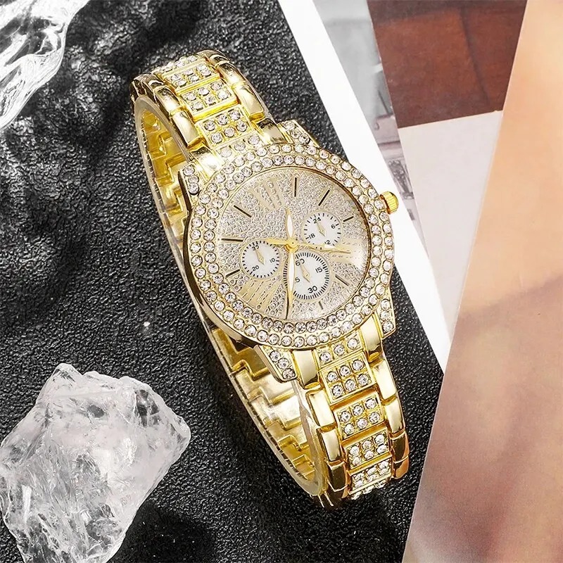 Women's Quartz Watch Gold Luxu - Fashion Women Watch review and price