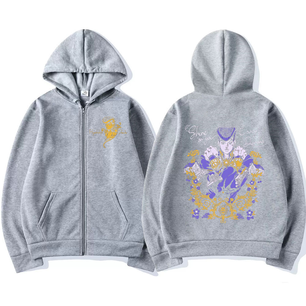 Anime Jojo Bizarre Adventure Z - Women'S Fashion Zip Hoodie review and price