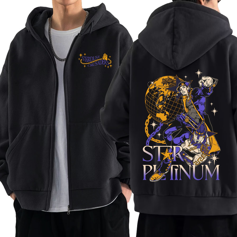 Anime Jojo Bizarre Adventure Z - Women'S Fashion Zip Hoodie review and price
