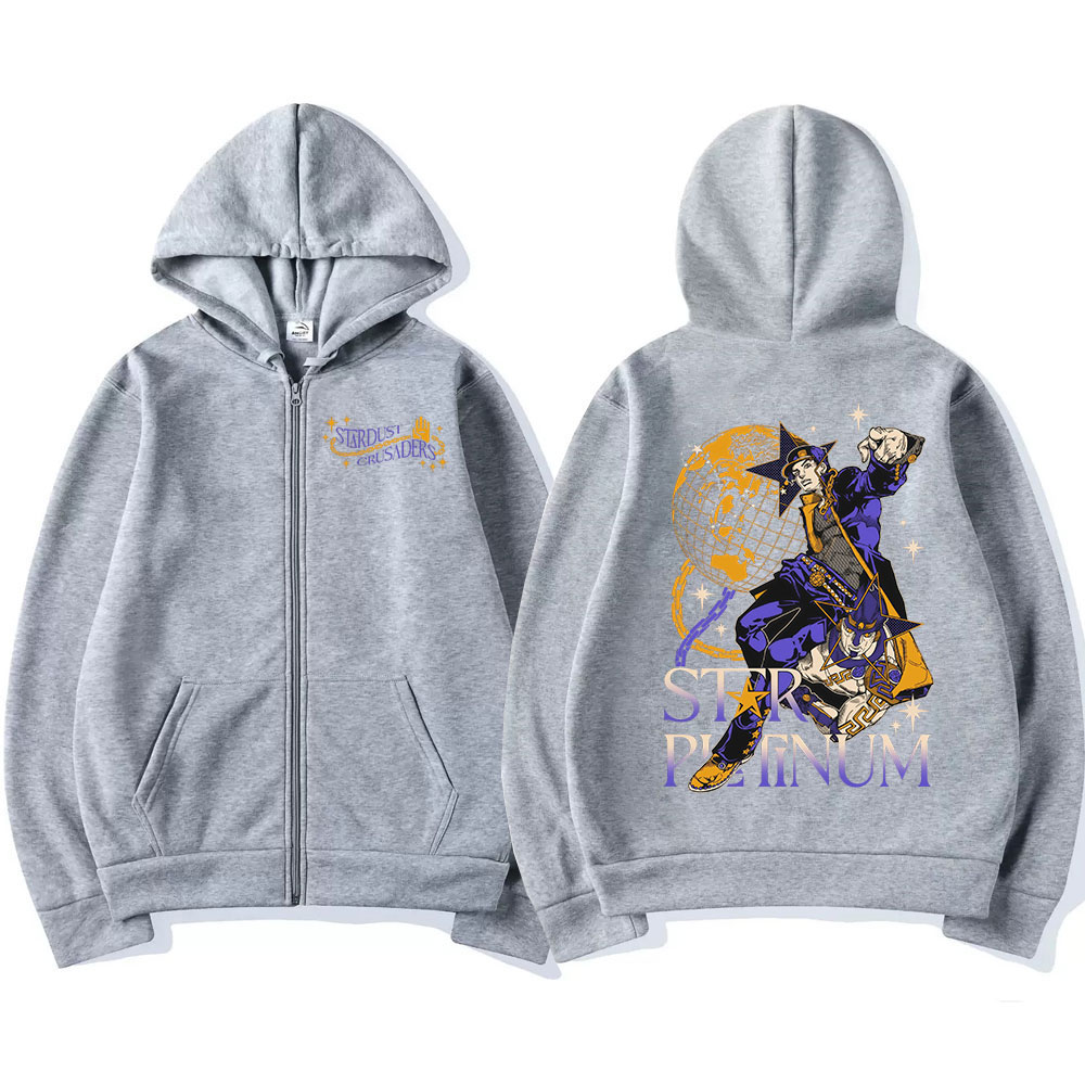 Anime Jojo Bizarre Adventure Z - Women'S Fashion Zip Hoodie review and price