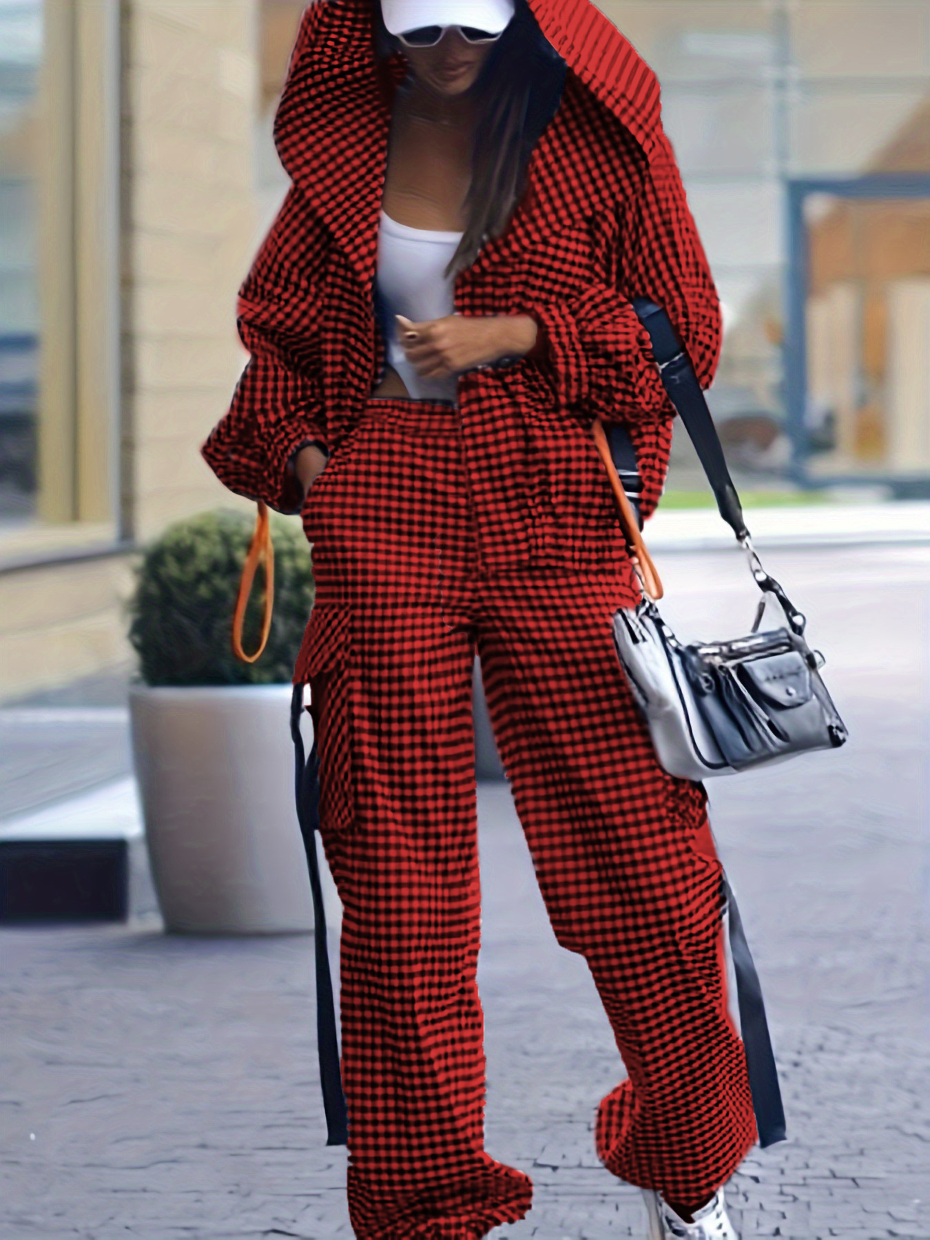 Spring Autumn Casual Plaid Pri - Women'S Fashion Zip Hoodie review and price