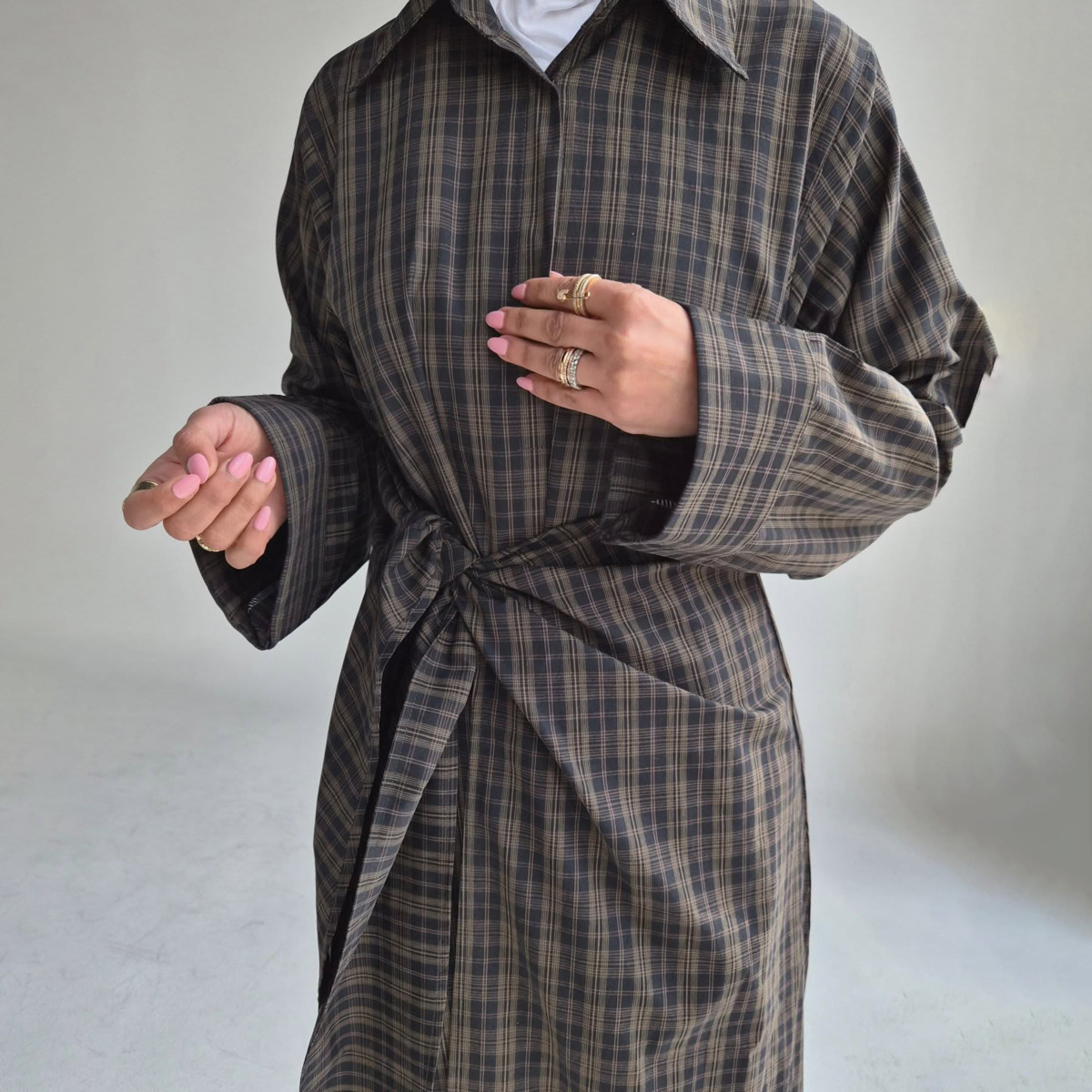 VTKW 2026 New Arrival Women Da - Belted Shirt Dress review and price
