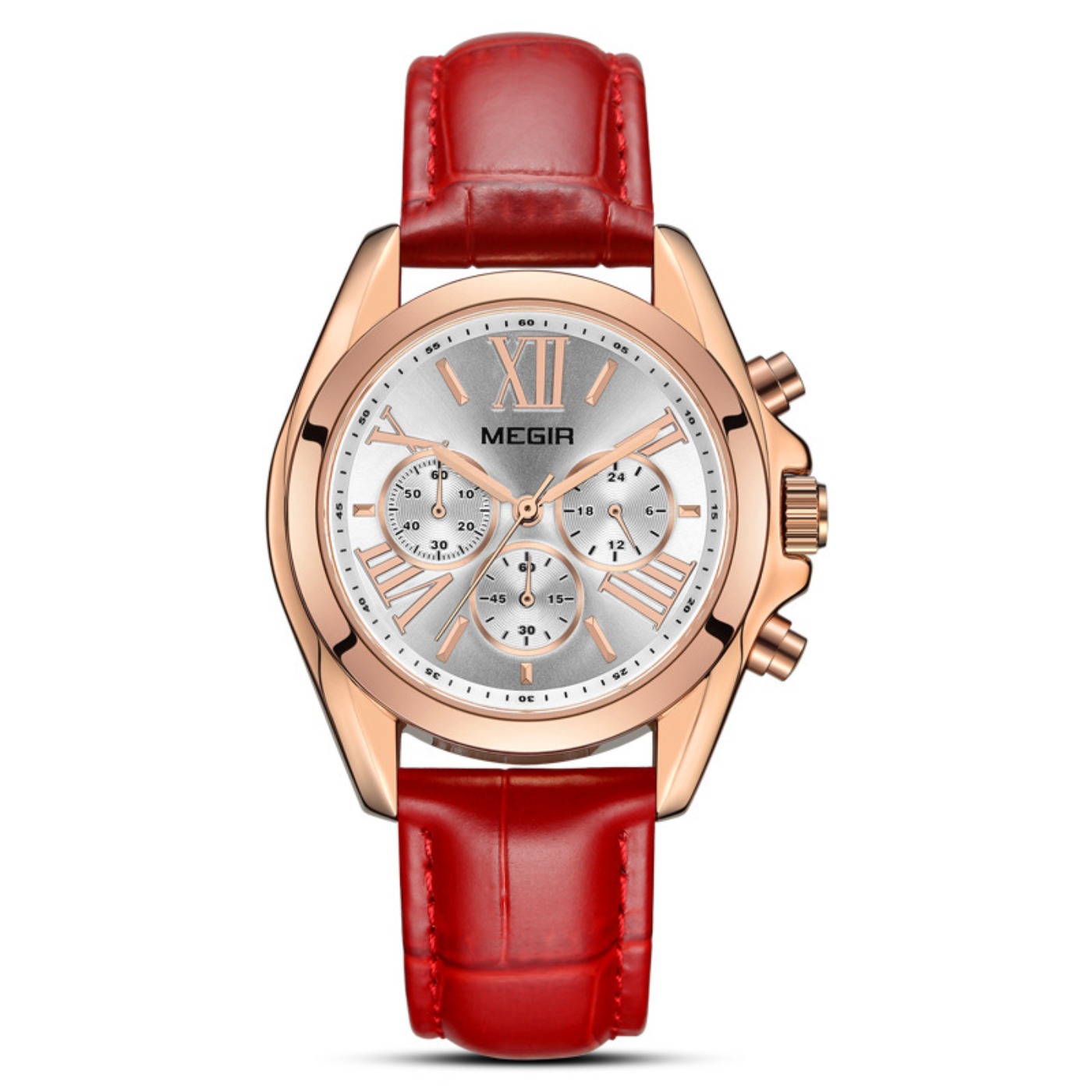 MEGIR New Luxury Leather Watch - Fashion Women Watch review and price