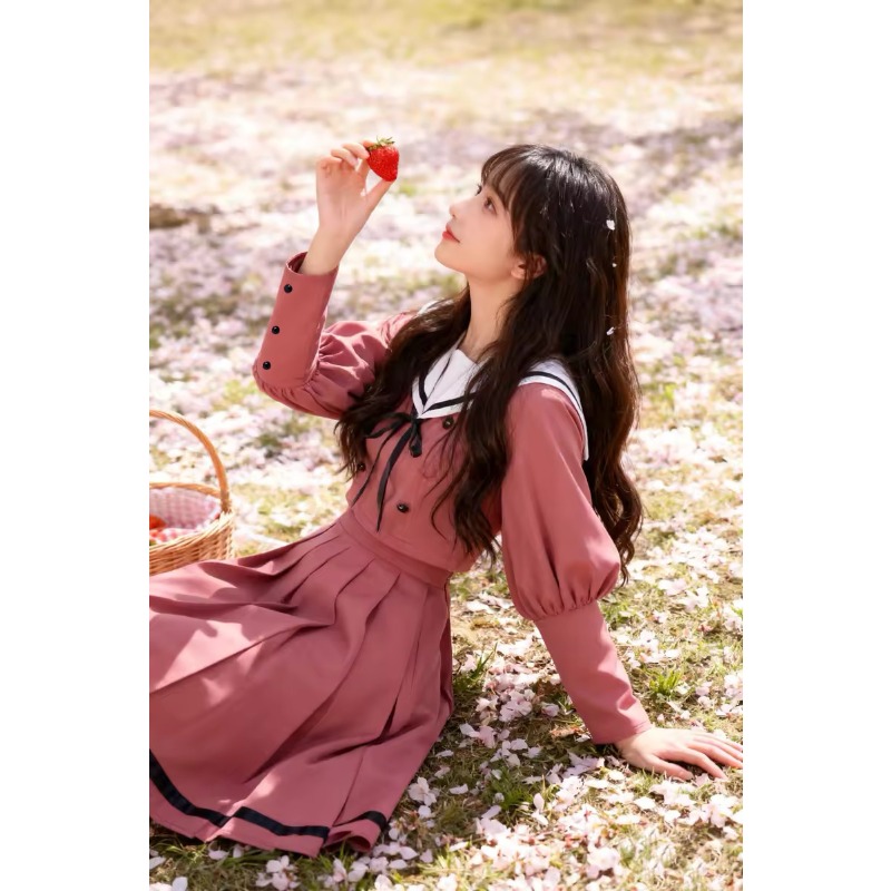 Anime The Fragrant Flower Bloo - Belted Shirt Dress review and price