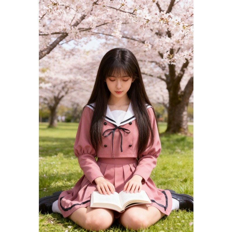Anime The Fragrant Flower Bloo - Belted Shirt Dress review and price