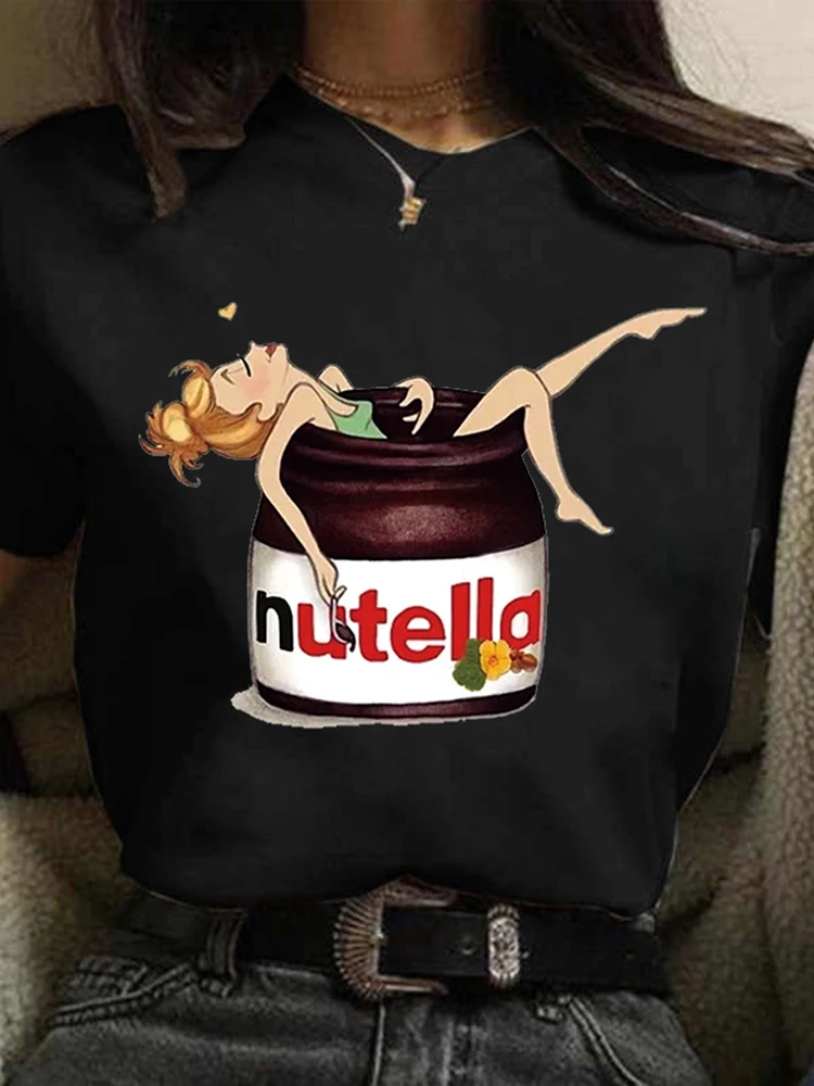 New Nutella Print T Shirt Wome - Women'S Fashion Graphic Tees review and price
