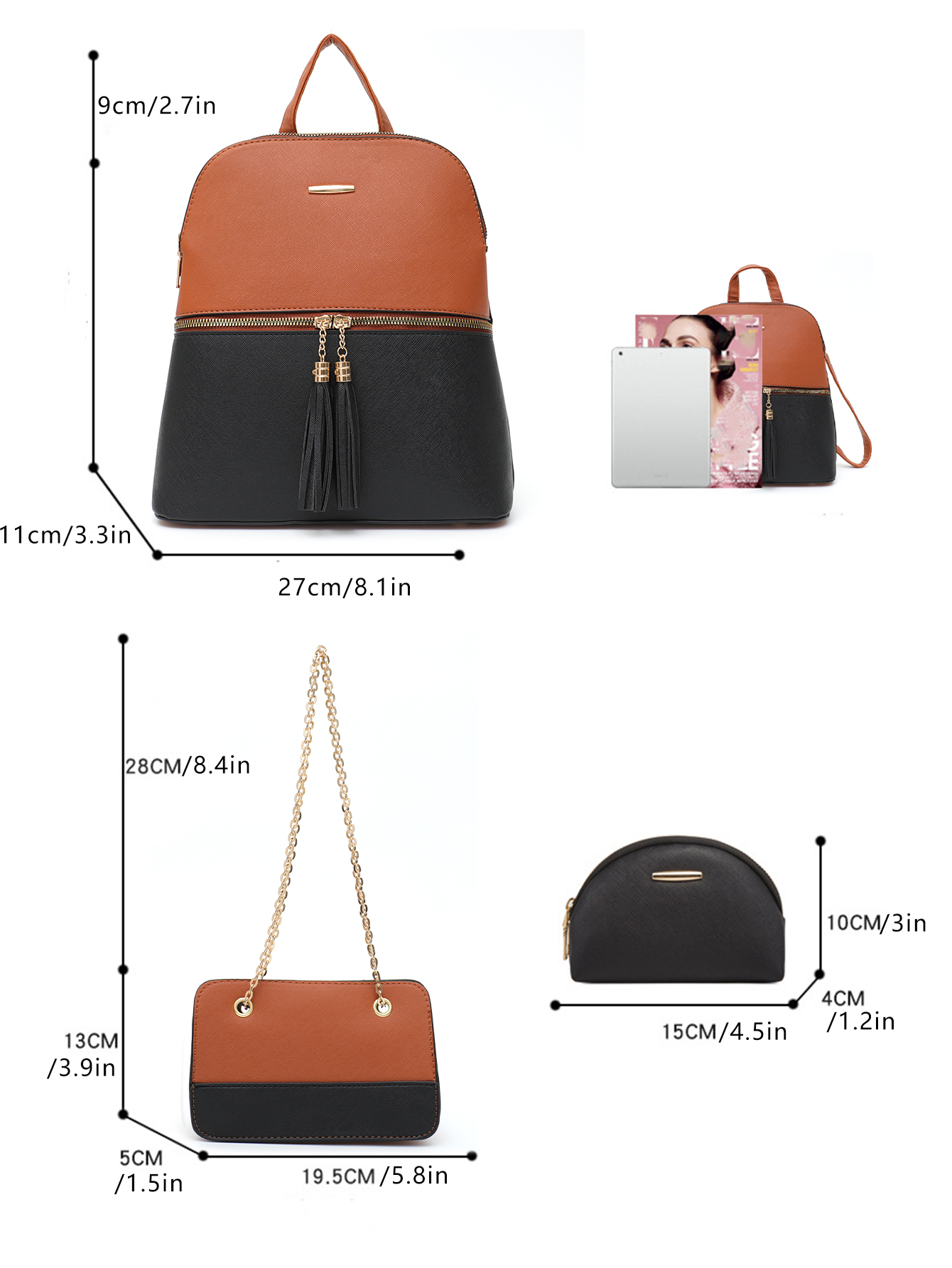 4 PCS Bags Set Women's Fashion - Women Fashion Online review and price