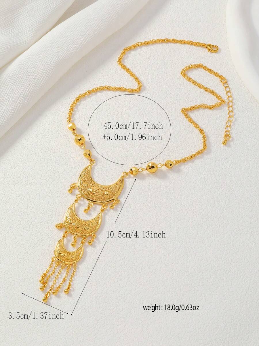 Elegant Gold-Tone Crescent Moo - Women'S Fashion Layering review and price