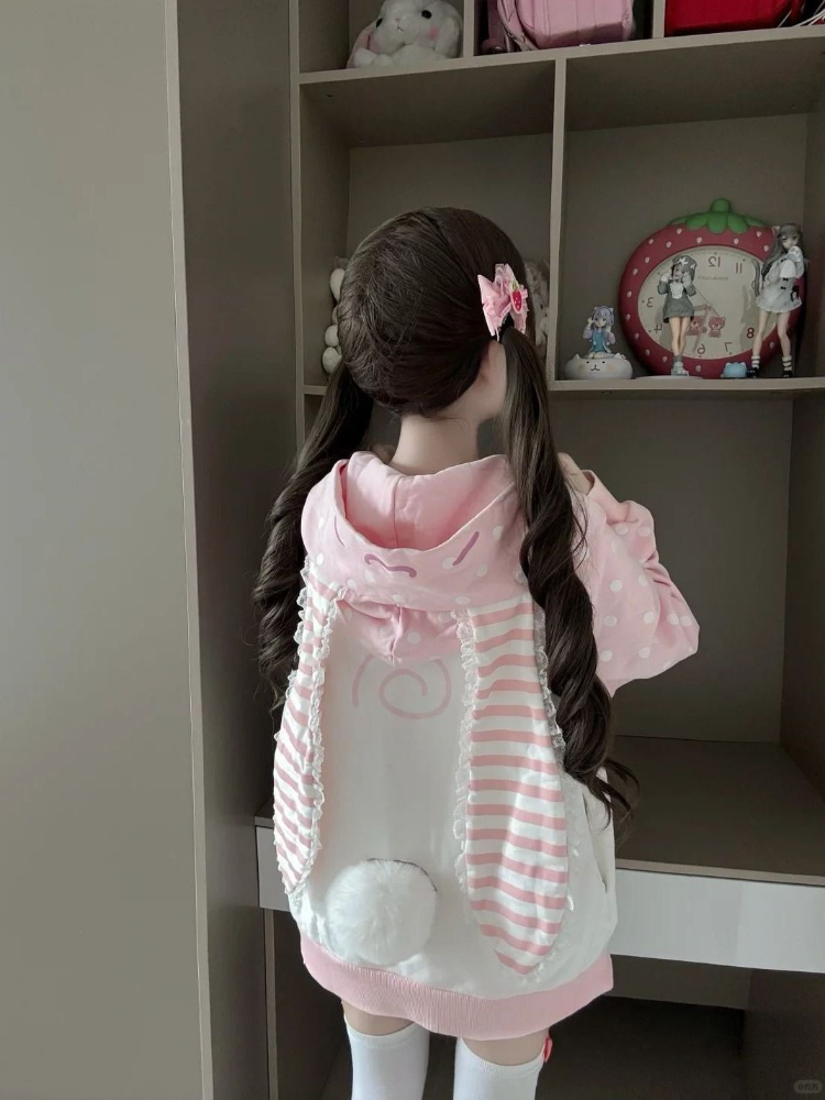 Japanese Sweet Kawaii Hooded C - Women'S Fashion Zip Hoodie review and price