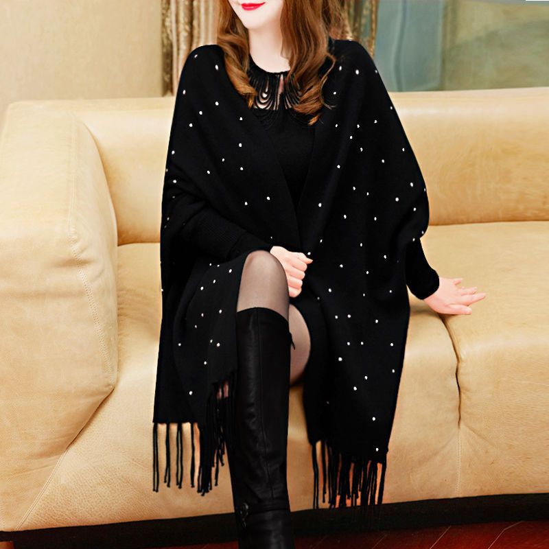 4 Colors Soild Cloak Oversize  - Women'S Fashion Poncho review and price