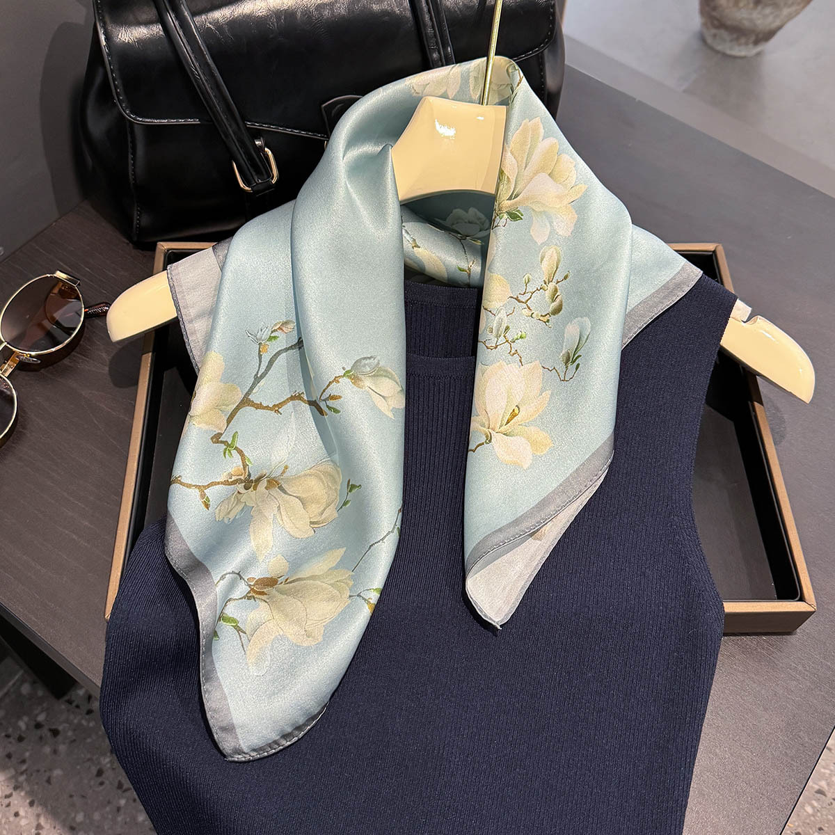 53cm Square Scarf for Women 10 - Women'S Fashion Poncho review and price