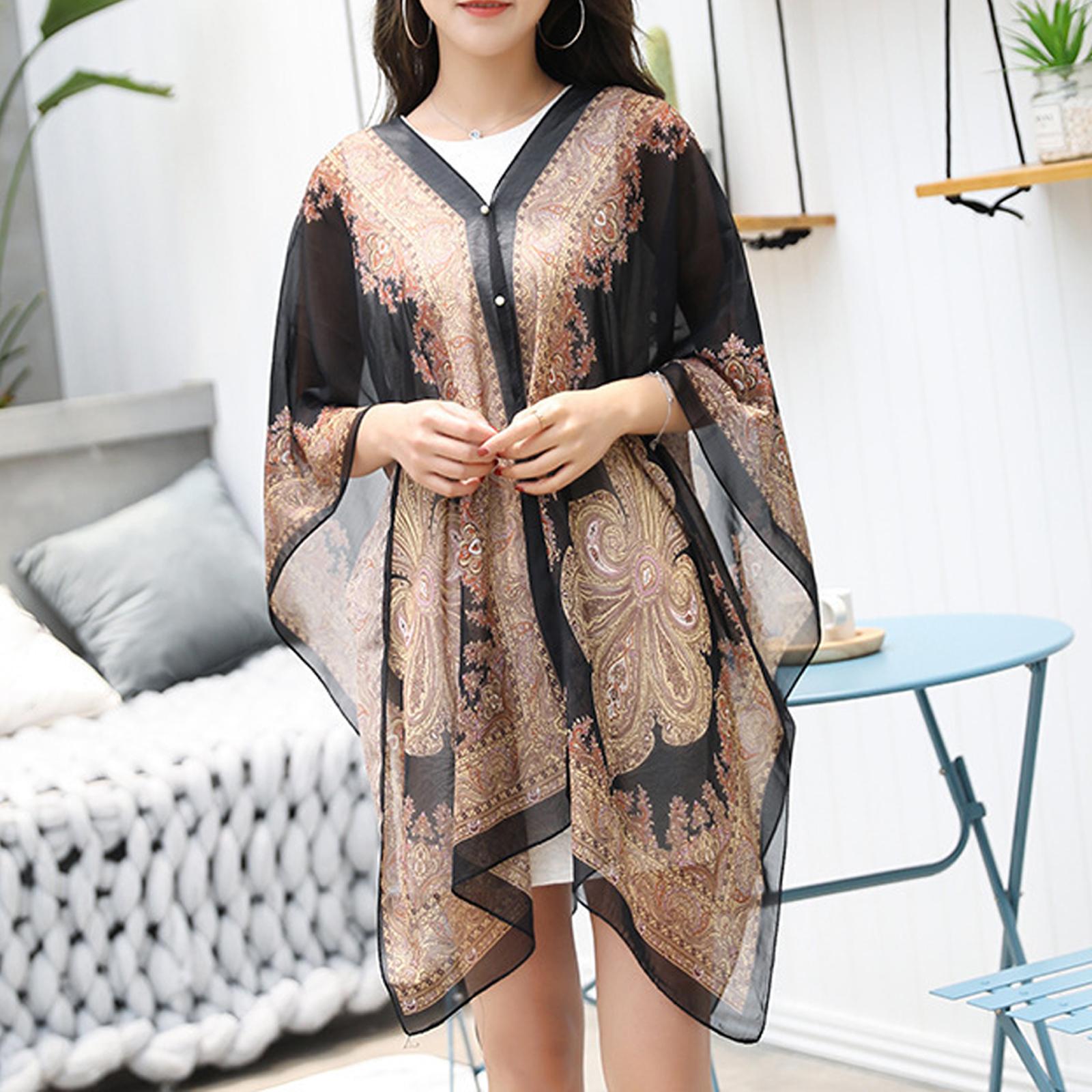 Beach Sunblock Shawl Summer Be - Women'S Fashion Poncho review and price