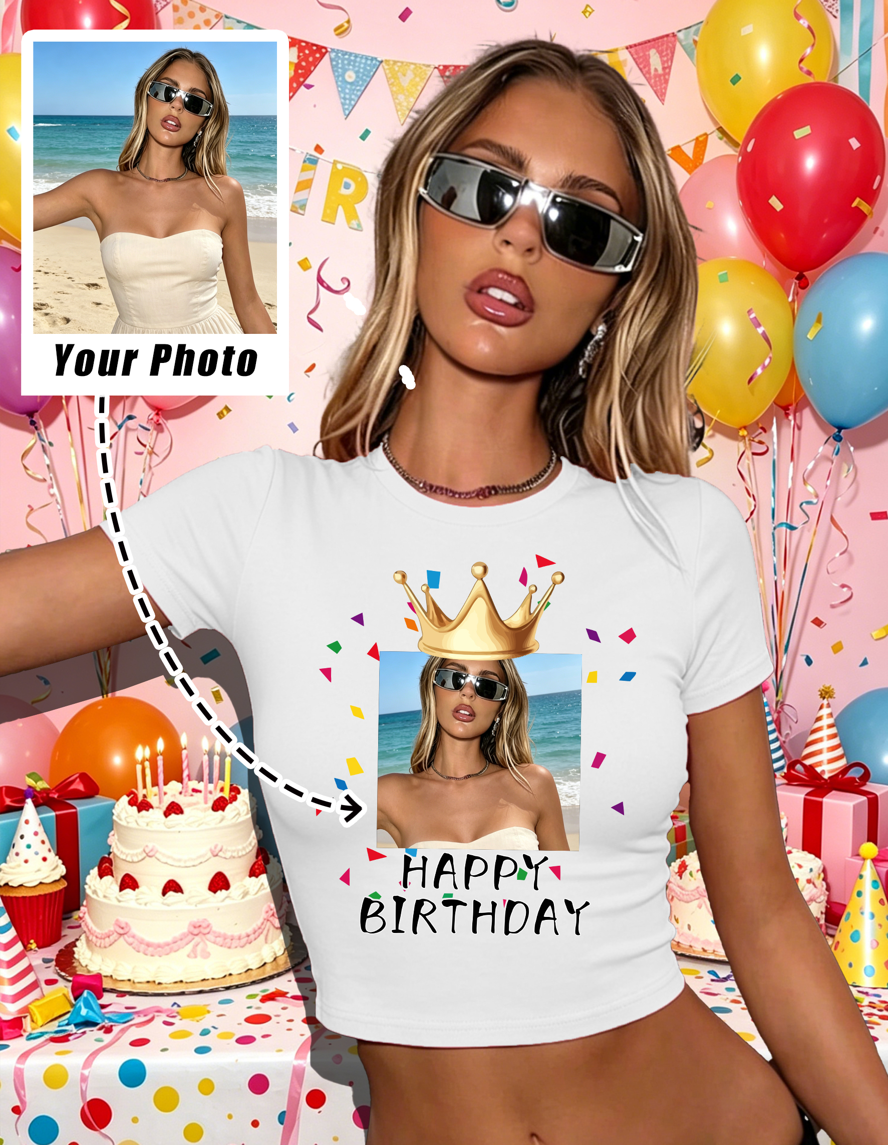 Custom Graphic Logo  Slim T Sh - Women'S Fashion Graphic Tees review and price