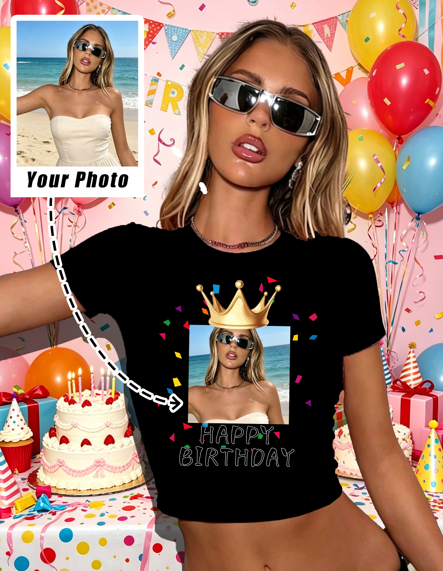 Custom Graphic Logo  Slim T Sh - Women'S Fashion Graphic Tees review and price