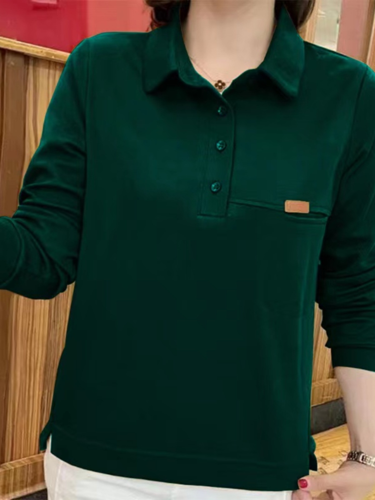 New 2023  Collar Sweatshirt Co - Women Fashion Over 40 review and price